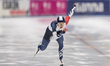 Min-Sun Kim (KOR) during ISU Speed Skating World Cup in Tomaszow Mazowiecki, Poland on Feb...