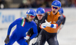 Bart Hoolwerf (NED) during ISU Speed Skating World Cup in Tomaszow Mazowiecki, Poland on F...