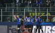 The team (FC Inter) during the  the UEFA Champions League round of 16 leg one match betwee...