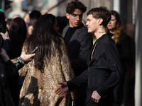 Blanco is sean at Dolce &amp; Gabbana fashion show, Milan Fashion Week Womenswear Fall/Winter 2023/2024 (
