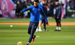 Brennan Johnson of Nottingham Forest warms up ahead of kick-off during the Premier League...