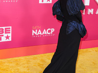 Marsai Martin arrives at the 54th Annual NAACP Image Awards held at the Pasadena Civic Auditorium on February 25, 2023 in Pasadena, Los Ange...