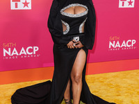 Elise Neal arrives at the 54th Annual NAACP Image Awards held at the Pasadena Civic Auditorium on February 25, 2023 in Pasadena, Los Angeles...