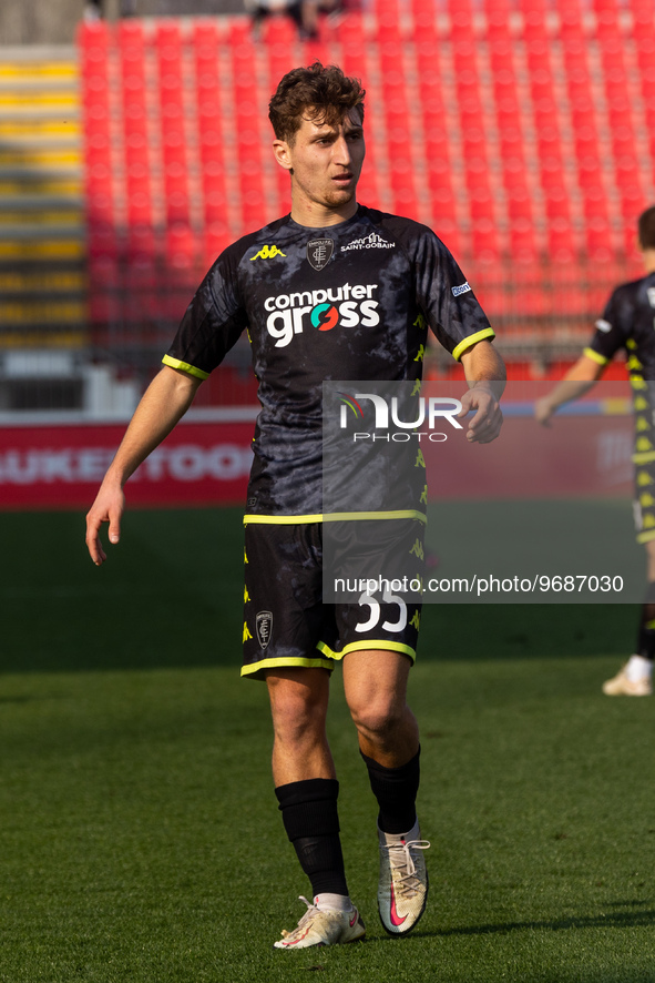 Tommaso Baldanzi of Empoli FC in action during the Serie A football match between AC Monza and Empoli FC at U-Power Stadium in Monza, Italy,... by Mairo Cinquetti/NurPhoto