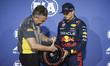 VERSTAPPEN Max (ned), Red Bull Racing RB19, portrait ISOLA Mario (ita), Motorsport Racing...