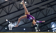 Kaia Tanskanen of Finland  competes during the women's balance beam Final at the 15th FIG...