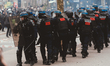 Riot police are standing by after clashes with thugs and black blocs as tens of thousands...