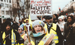 Demonstrators belonging to the Yellow Vests movement are participating in the mobilization...