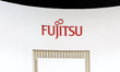 BARCELONA, SPAIN - MARCH 2: The Fujitsu logo, the Japanese multinational information and c...