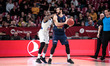 Riccardo Moraschini (Umana Reyer Venezia) and David Reginald Cournooh (Germani Brescia) du...