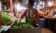 A vegetable market area in Mumbai, India, 09 March, 2023. India GDP growth slows down to 4...