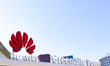 The Huawei logo, the Chinese multinational technology corporation, and second-largest tele...