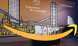 The Amazon Web Services (AWS) logo,  a subsidiary of Amazon that provides on-demand cloud...