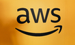 The Amazon Web Services (AWS) logo,  a subsidiary of Amazon that provides on-demand cloud...