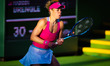 Laura Siegemund of Germany in action during the first round of the 2023 BNP Paribas Open,...