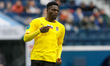Roman Mory Gbane of Khimki looks on during the Russian Premier League match between FC Zen...