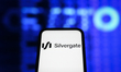 The Silvergate bank logo is seen in this photo illustration in Warsaw, Poland on 13 March,...