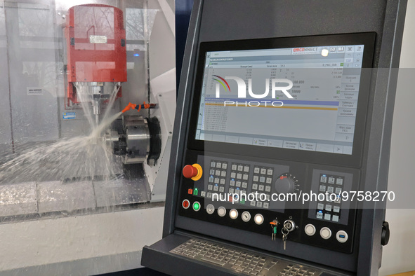 PERVOMAISK, UKRAINE - MARCH 16, 2023 - Equipment is on display at Ukraine's only unique enterprise where the components of nuclear fuel will... by Pavlo_Bagmut/Ukrinform/NurPhoto