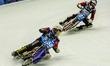 Stefan Svensson (White) leads Ove Ledstrom during the Race of Legends at the Max-Aicher-Ar...