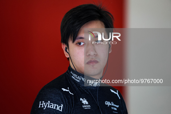 ZHOU Guanyu (chi), Alfa Romeo F1 Team Stake C43, portrait during the Formula 1 STC Saudi Arabian Grand Prix 2023, 2nd round of the 2023 Form...