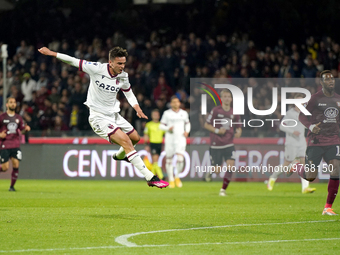 Andrea Cambiaso of Bologna Fc during the  Serie A match between Us Salernitana 1919 and Bologna Fc on March 18, 2023 stadium ''Arechi''  in...
