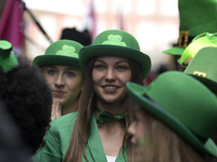 Madrid celebrates St Patrick?s day with a massive parade composed of 300 pipers on 18th March, 2023. (