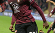 Boulaye Dia of US Salernitana  rejoice afer scoring a goal of 2-1  during the Serie A matc...