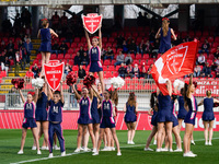 A show of cheerleaders during AC Monza against US Cremonese, Serie A, at U-Power Stadium in Monza on March, 18th 2023. (