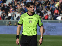 The referee Gianluca Manganiello during the Italian soccer Serie B match AC Pisa vs Benevento Calcio on March 18, 2023 at the Arena Garibald...