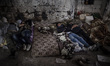 Syria, Aleppo, 2012/10/26 in Karm Al-Jabal district.
Fsa fighters resting between the fir...