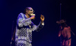 Snoop Dogg holds a concert at Max-Schmeling-Halle in Berlin, Germany on March 23, 2023. 