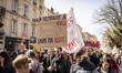 Protest In Bordeaux Against The Macron's Pension Reform on this new day of national strike...