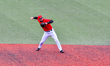 Louisville infielder, Logan Beard, is seen during a college baseball game between the Loui...