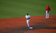 Cincinnati infielder, Kameron Guidry, is seen during a college baseball game between the L...