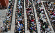 People are seen waiting to break their fast for the day which is know as Iftar , during Ra...