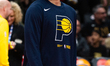 TORONTO, ON, CANADA - March 22, 2023: Jordan Nwora #13 of the Indiana Pacers before the To...