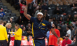 TORONTO, ON, CANADA - March 22, 2023: Myles Turner #33 of the Indiana Pacers warms-up befo...