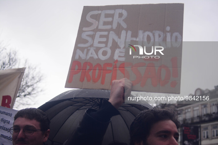 Protests In Portugal Against The High Prices Of Rent