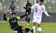 XXXX of Al Ahli SC and XXXX of Al Shamal SC battle for the ball during the QNB Stars Leagu...