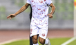 Amjed Attwan Al-Magsoosi of Al Shamal SC celebrates after scoring during the QNB Stars Lea...