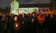 KRAKOW, POLAND - APRIL 02, 2023:Faithful hold 'Grateful' Vigil in commemoration of Pope J...