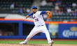 New York Mets relief pitcher Denyi Reyes (72) throws during the ninth inning of a baseball...