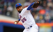 New York Mets relief pitcher Dennis Santana (65) throws during the eighth inning of a base...
