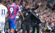 Javi Gracia, Leeds United manager, gestures during the Premier League match between Leeds...