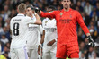 Thibaud Courtois of Real Madrid during the UEFA Champions League, Quarter-finals, 1st leg...