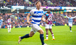 Goal 1-2 Chris Martin #14 of Queens Park Rangers celebrates his goal during the Sky Bet Ch...