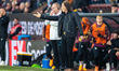 QPR manager Gareth Ainsworth gesticulates during the Sky Bet Championship match between Bu...