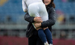 QPR manager Gareth Ainsworth celebrates with Ilias Chair #10 of Queens Park Rangers during...