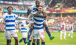 Sam Field #15 of Queens Park Rangers celebrates his goal during the Sky Bet Championship m...