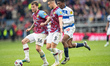 Jordan Beyer #36 of Burnley F.C in possession of the ball during the Sky Bet Championship...